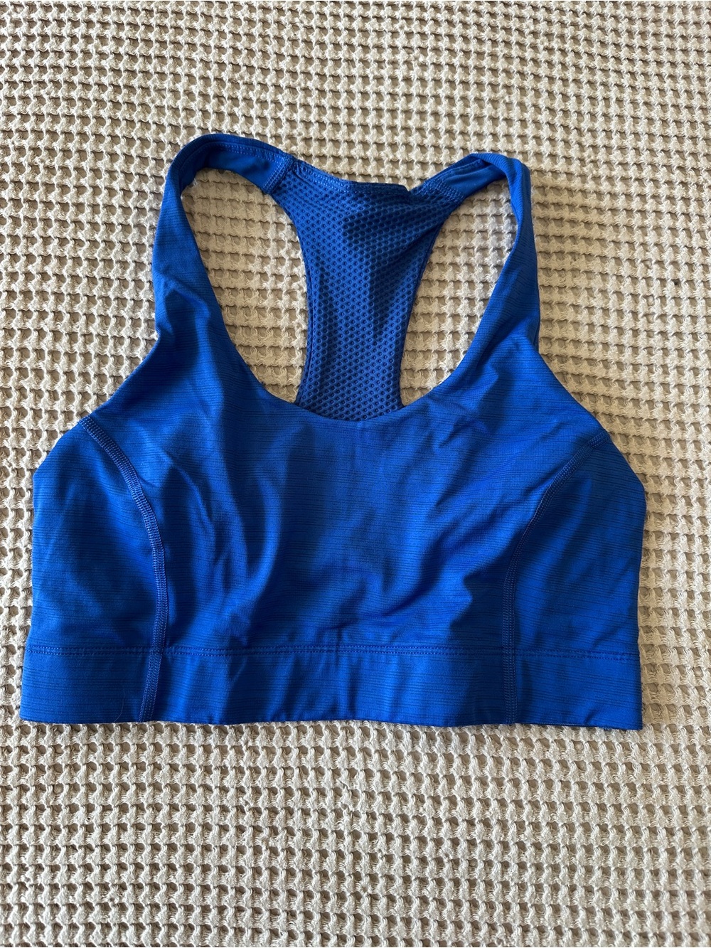 Outdoor Voices Blue Racerback Sports Bra